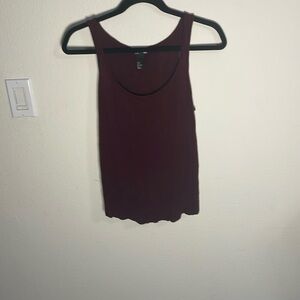 Burgundy tank top